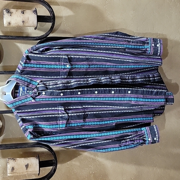 Vintage Wrangler Aztec Geometric Long X Long Tail